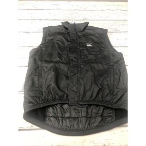 REI Vest Mens SMALL Vest Mens Black Lightweight Hiking Outdoors Made In USA VTG